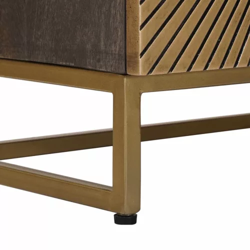  Éjjeliszekrény Bronz 40 x 30 x 50 cm