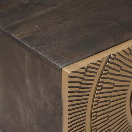  Éjjeliszekrény Bronz 40 x 30 x 20 cm