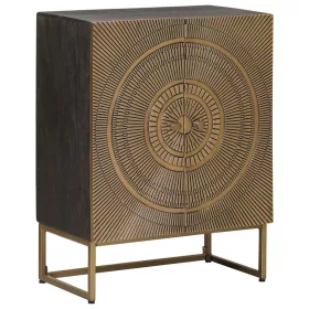    Széf Bronz 53,5 x 30 x 70 cm Tömör Mangófa és Műszaki Fa