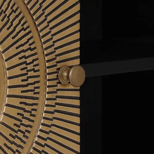  Széf Bronz 105 x 30 x 70 cm Tömör Mangófa és Műszaki Fa