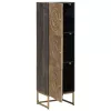  Magasfiú Bronz 35 x 30 x 120 cm Tömör Mangófa és Műszaki Fa