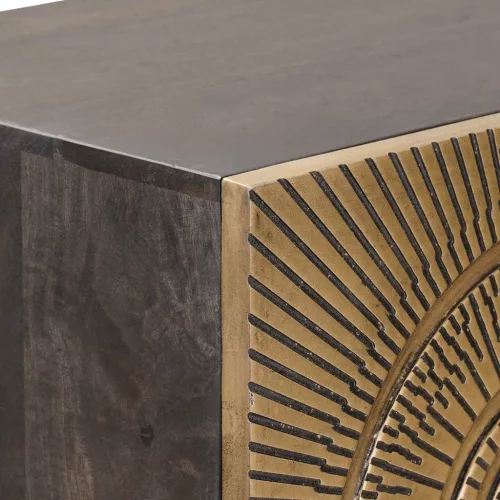  Magasfiú Bronz 35 x 30 x 120 cm Tömör Mangófa és Műszaki Fa