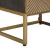  Magasfiú Bronz 35 x 30 x 120 cm Tömör Mangófa és Műszaki Fa