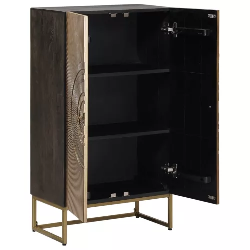  Magasfiú Bronz 53,5 x 30 x 95 cm Tömör Mangófa és Műszaki Fa