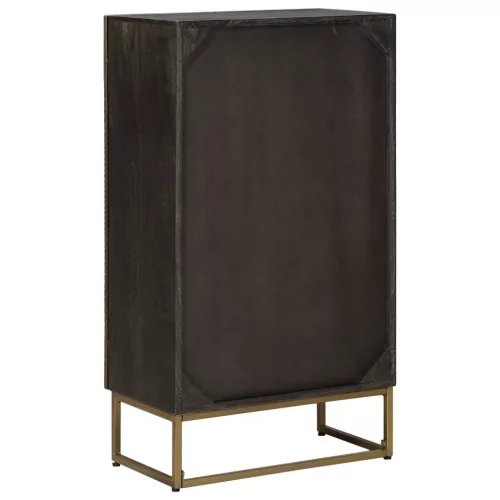  Magasfiú Bronz 53,5 x 30 x 95 cm Tömör Mangófa és Műszaki Fa