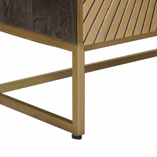  Magasfiú Bronz 53,5 x 30 x 95 cm Tömör Mangófa és Műszaki Fa