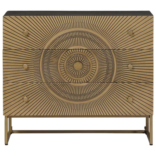  Fiókos szekrény fiókkal Bronz 75 x 30 x 65 cm