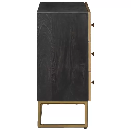  Fiókos szekrény fiókkal Bronz 75 x 30 x 65 cm