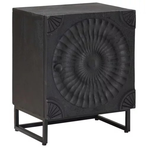  Éjjeliszekrény Fekete 40 x 30 x 50 cm