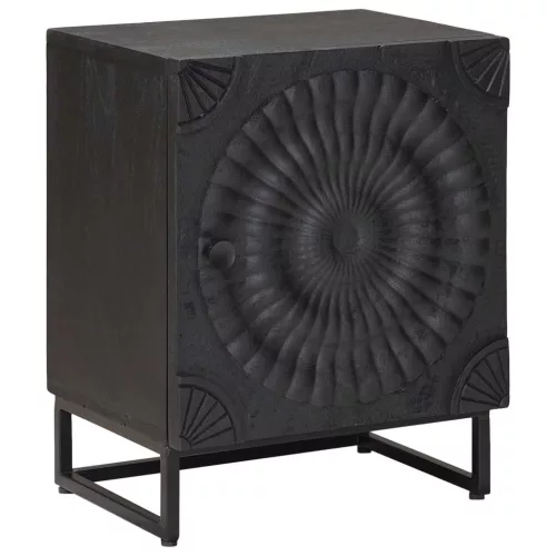  Éjjeliszekrény Fekete 40 x 30 x 50 cm