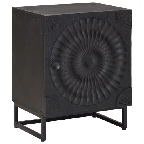  Éjjeliszekrény Fekete 40 x 30 x 50 cm