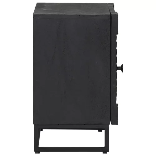  Éjjeliszekrény Fekete 40 x 30 x 50 cm