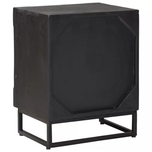  Éjjeliszekrény Fekete 40 x 30 x 50 cm