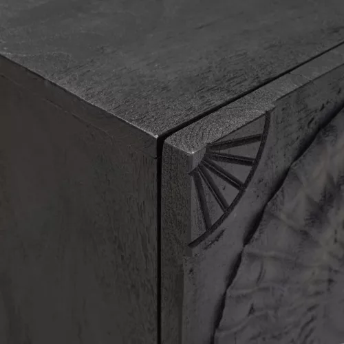  Éjjeliszekrény Fekete 40 x 30 x 50 cm