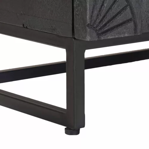  Éjjeliszekrény Fekete 40 x 30 x 50 cm