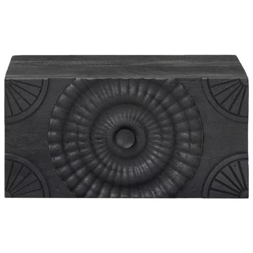  Éjjeliszekrény fiókkal Fekete 40 x 30 x 20 cm