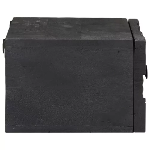  Éjjeliszekrény fiókkal Fekete 40 x 30 x 20 cm