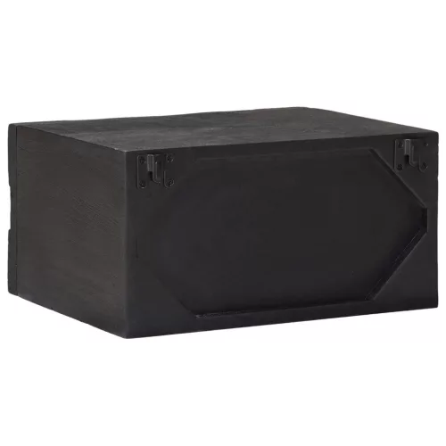  Éjjeliszekrény fiókkal Fekete 40 x 30 x 20 cm