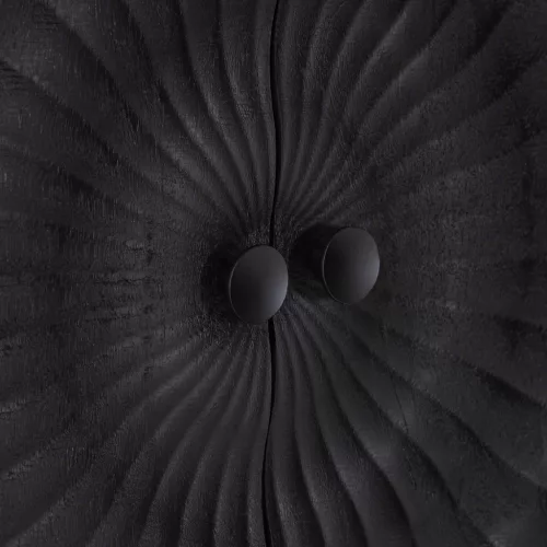  Széf Fekete 55 x 30 x 70 cm Tömör Mangófa és Műszaki Fa