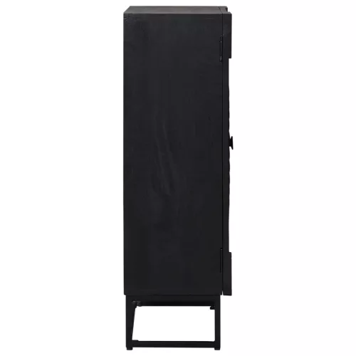  Magasfiú Fekete 55 x 30 x 95 cm Tömör Mangófa és Műszaki Fa