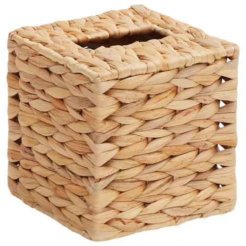  Zsebkendődoboz Fedelek 2 pcs Természetes 14,5 x 14,5 x 15 cm