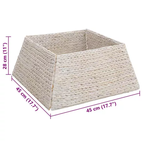  Karácsonyfakollekció Fehér 60 x 60 x 28 cm Vízi jácint