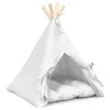  Kiskedvenc teepee párnával Fehér 40 x 40 x 50 cm Poliészter