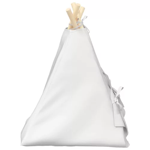  Kiskedvenc teepee párnával Fehér 40 x 40 x 50 cm Poliészter