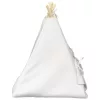 Kiskedvenc teepee párnával Fehér 50 x 50 x 60 cm Poliészter