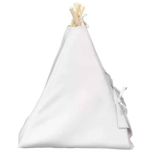  Kiskedvenc teepee párnával Fehér 50 x 50 x 60 cm Poliészter