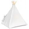  Kiskedvenc teepee párnával Fehér 50 x 50 x 60 cm Poliészter