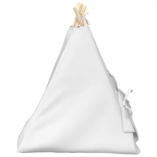  Kiskedvenc teepee párnával Fehér 60 x 60 x 70 cm Poliészter