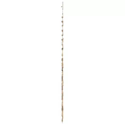  Karácsonyfa 130 LED-del Természetes 210 cm tömör kőrisfa