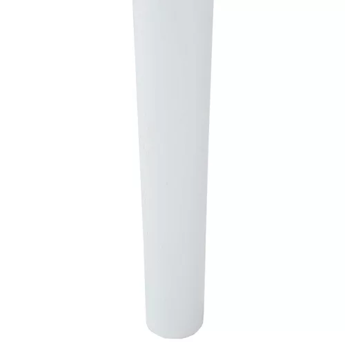  Étkezőszék 2 pcs Fehér és Fehér Tömör Gumi Fa