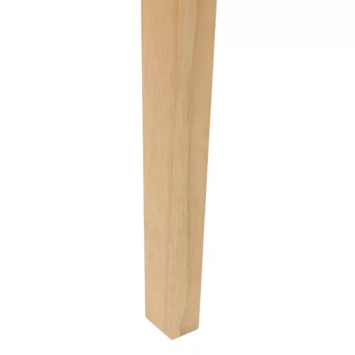  Étkező Székek 2 pcs Természetes 42 x 47.5 x 81 cm Tömör Gumi Fa
