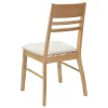  Étkező Székek 2 pcs Természetes 43 x 54 x 89 cm Tömör Gumi Fa