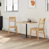  Étkező Székek 2 pcs Természetes 43 x 54 x 89 cm Tömör Gumi Fa