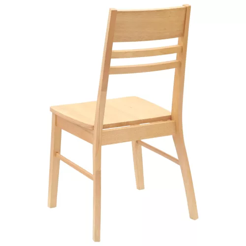  Étkező Székek 2 pcs Természetes 43 x 54 x 89 cm Tömör Gumi Fa