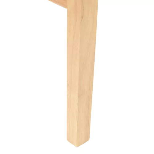  Étkező Székek 2 pcs Természetes 43 x 54 x 89 cm Tömör Gumi Fa
