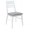 Étkező Székek 2 pcs Fehér 43 x 54 x 89 cm Tömör Gumi Fa
