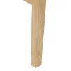  Étkező Székek 2 pcs Természetes 43 x 54 x 89 cm Tömör Gumi Fa