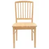  Étkező Székek 2 pcs Természetes 50 x 52,5 x 91 cm Tömör Gumi Fa