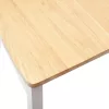 Étkező Székek 2 pcs Fehér 50 x 52,5 x 91 cm Tömör Gumi Fa