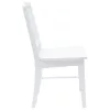  Étkező Székek 2 pcs Fehér 50 x 52,5 x 91 cm Tömör Gumi Fa