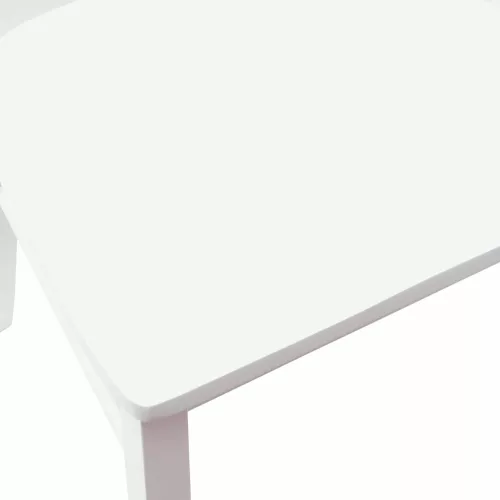  Étkező Székek 2 pcs Fehér 50 x 52,5 x 91 cm Tömör Gumi Fa