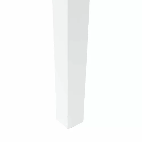  Étkező Székek 2 pcs Fehér 50 x 52,5 x 91 cm Tömör Gumi Fa