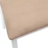  Étkező Székek 2 pcs Fehér 50 x 52,5 x 91 cm Tömör Gumi Fa