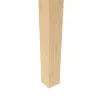  Étkező Székek 2 pcs Természetes 50 x 52,5 x 91 cm Tömör Gumi Fa