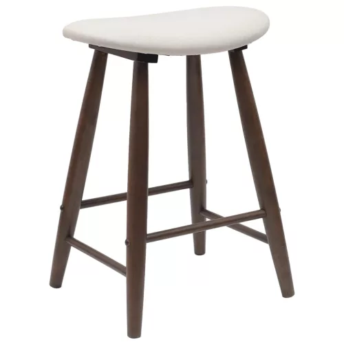  Étkező Székek 2 pcs Világos Barna 46 x 37 x 63 cm Tömör Gumi Fa