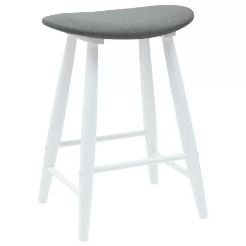  Étkező Székek 2 pcs Fehér 46 x 37 x 63 cm Tömör Gumi Fa
